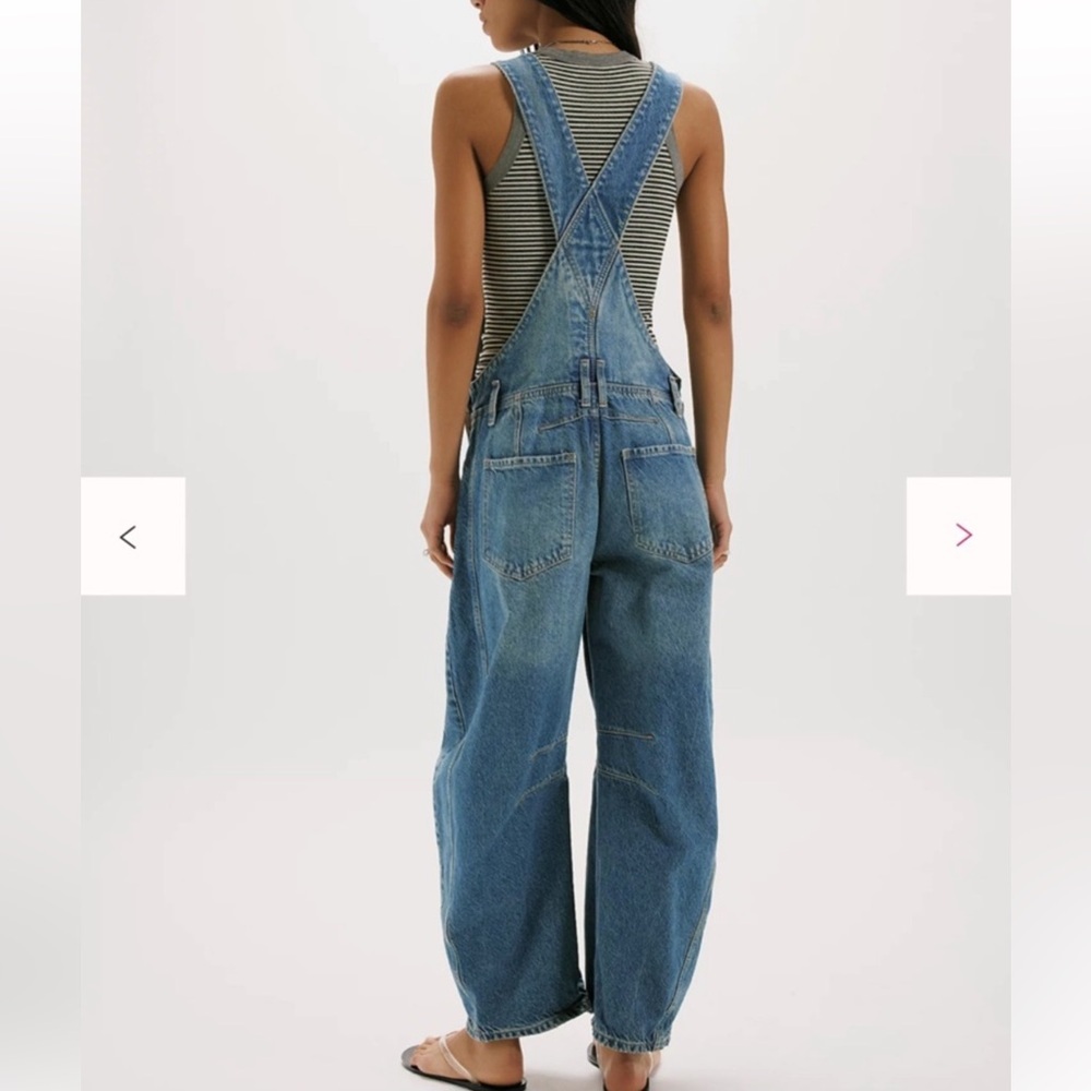 SOLD-LIKE ITEMS IN CLOSET!
NWT Free People Good Luck Barrel Overalls - Picture 2 of 6